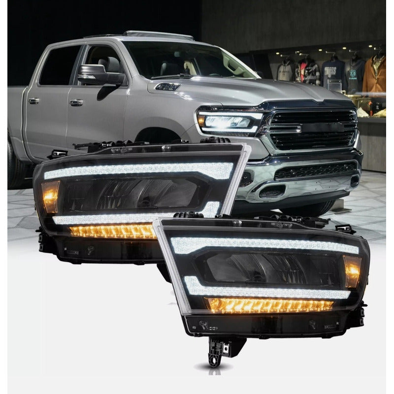 Faros Led Secuencial Dodge Ram 1500 2019 2020 2021