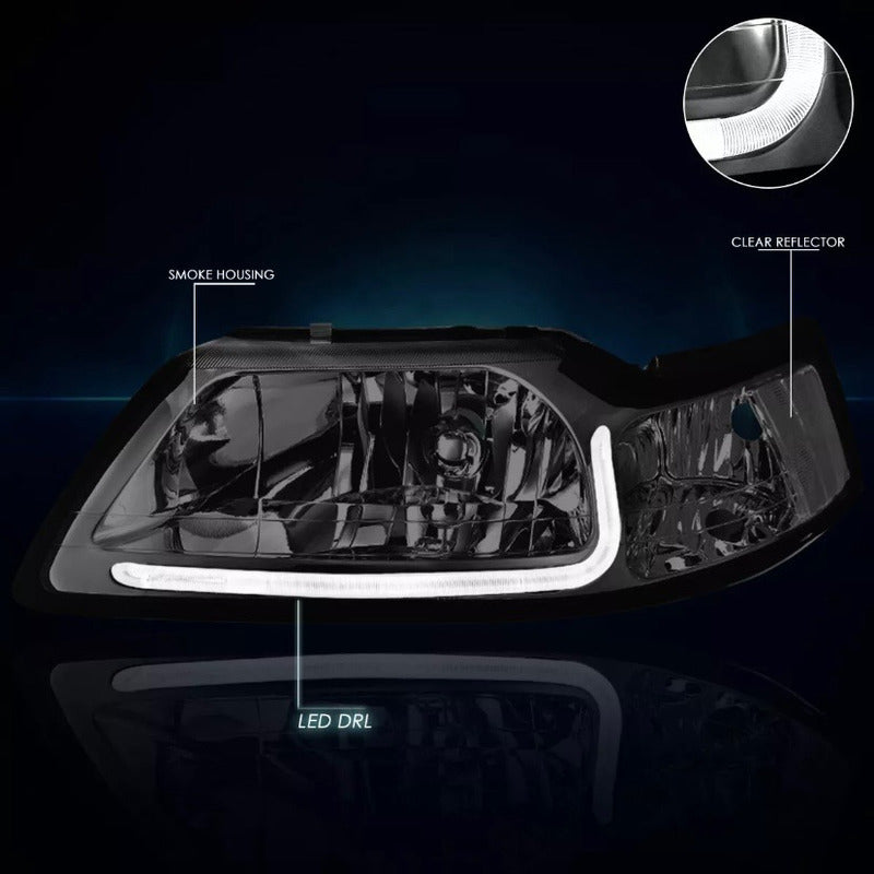 Led headlights Ford Mustang 1999 to 2004