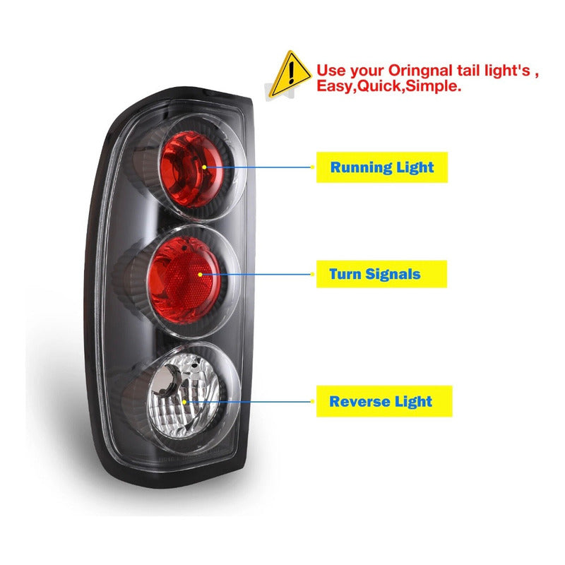 Calaveras Traseras Nissan Frontier 1998 1999 2000 A 2004