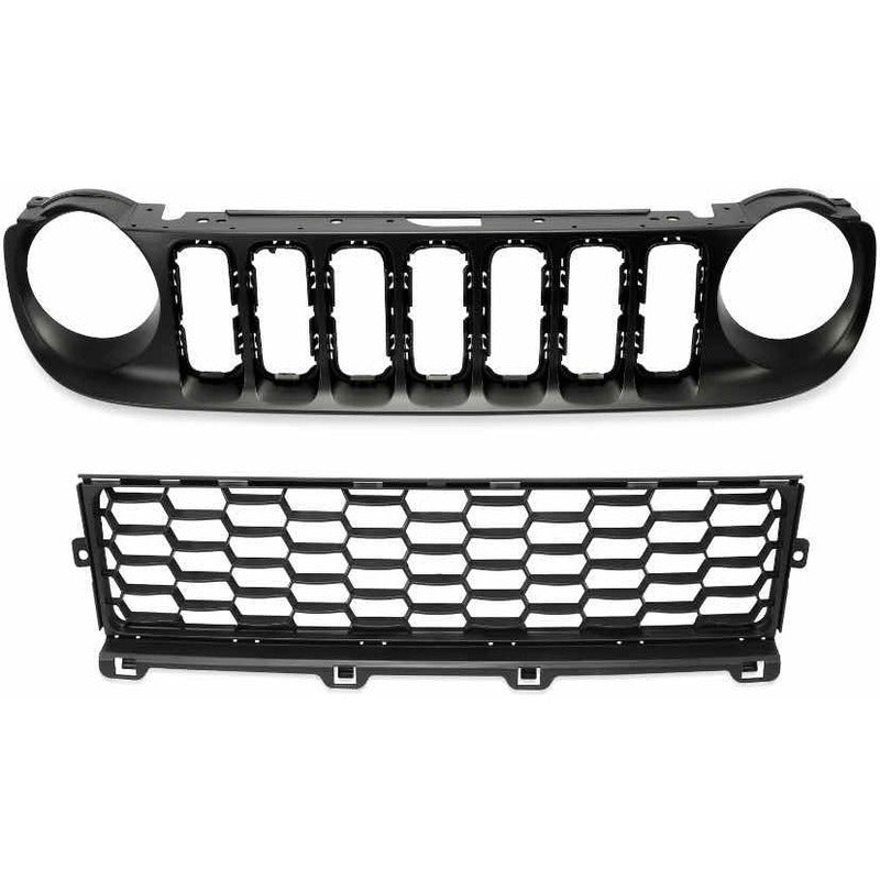 Parrilla Frontal Alta Y Baja Jeep Renegade 2015 2016 A 2018