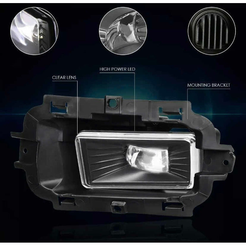 Par De Faros De Niebla Chev Silverado 1500 2014 2015