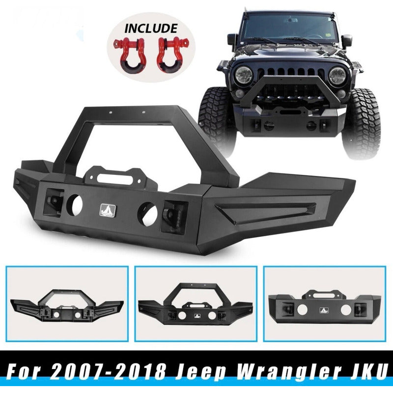 Defensa Jeep Wrangler Jk Jku 2007 2008 2009 A 2018 Negro