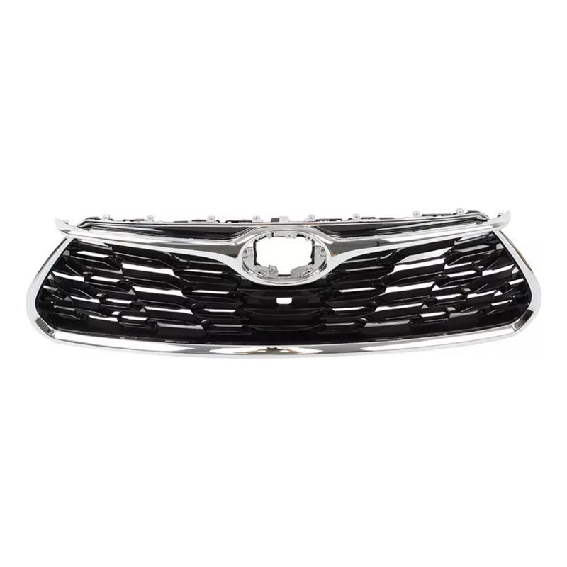 Parrilla Delantera Toyota Highlander Negro/cromo 2020 A 2022 Negro-cromado Brillante