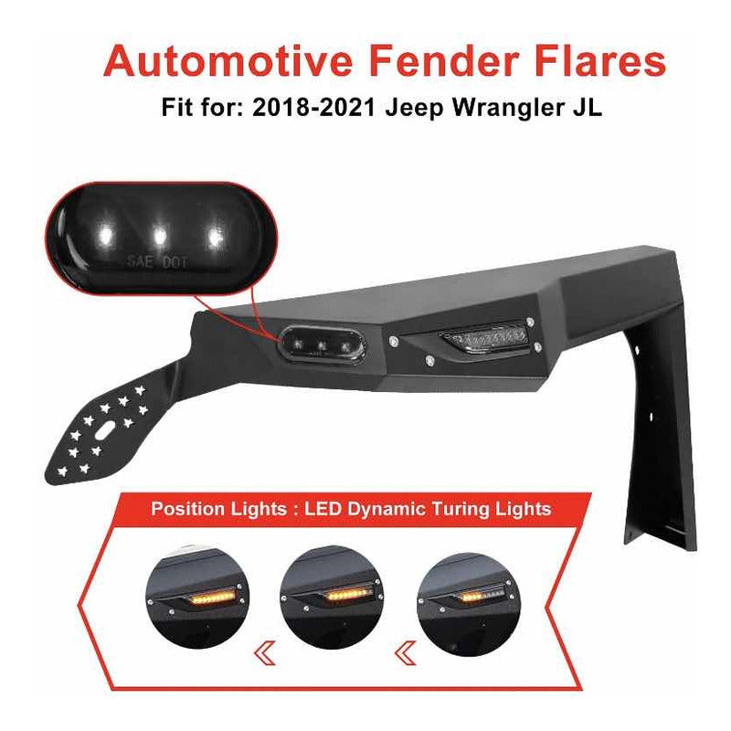 Front and Rear Corner Guards for the 2018 and 2023 Jeep Wrangler