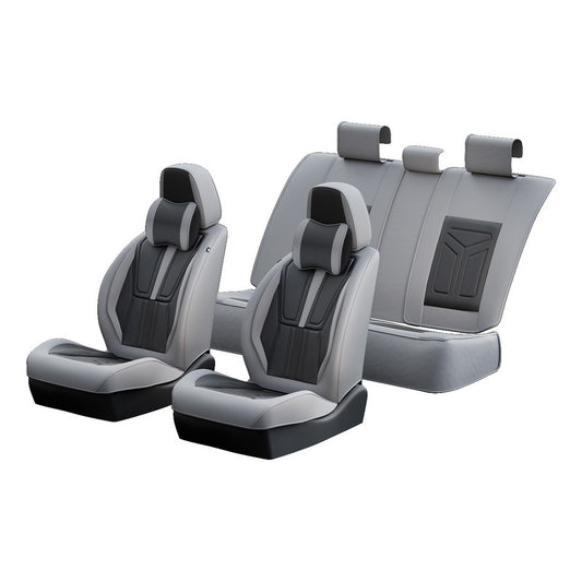 Juego De Cubre Asientos De Cuero Lujo Chev Aveo 2024 2025