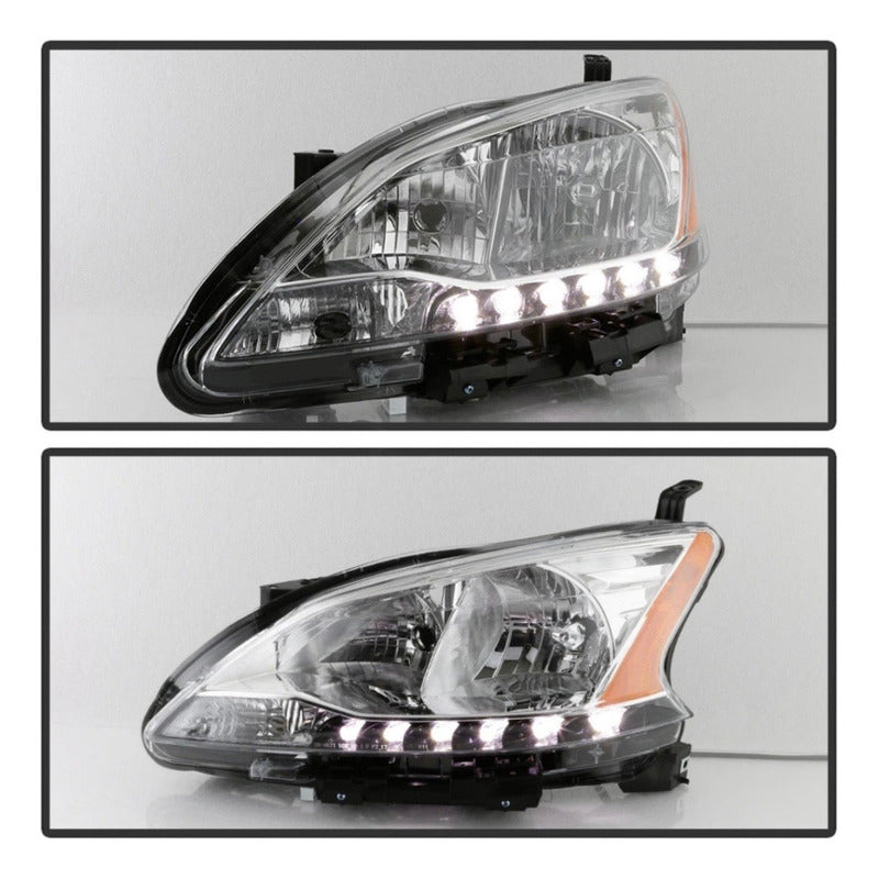 Faro Delantero Led Nissan Sentra Lado Izquierdo 2013 A 2015