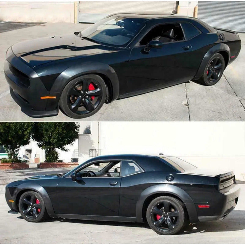 Cantoneras Wide Body Dodge Challenger 2015 2016 2017 A 2022 Negro
