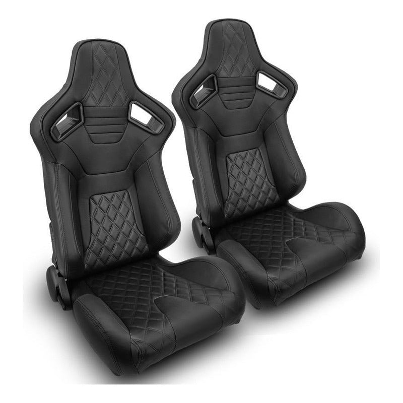 Universal Reclining Racing Seats with Adjustment Slider