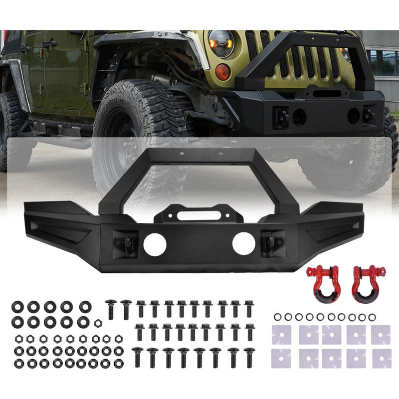 Defensa Jeep Wrangler Jk Jku 2007 2008 2009 A 2018 Negro