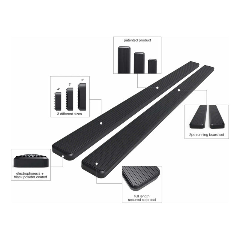 Running Boards Single Cab Ford F-150 1997 to 2003