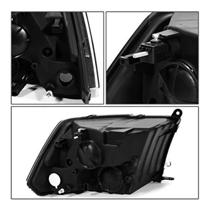 Faros Dodge Ram 2014 2015 2016 2017 2018 Fondo Negro