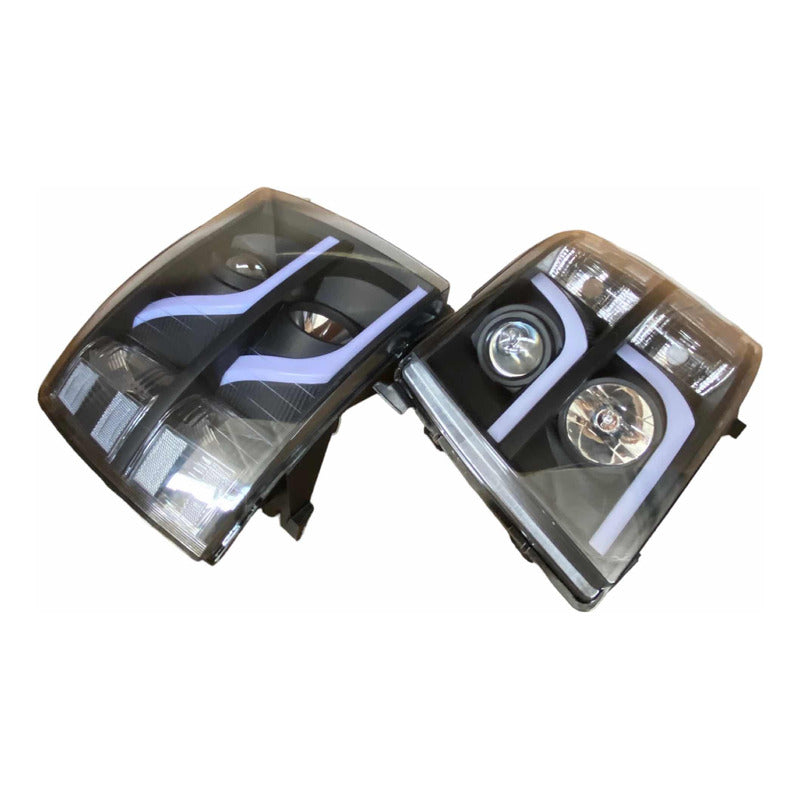 Silverado 1500 2500HD LED Headlights 2007 2008 2009 to 2014