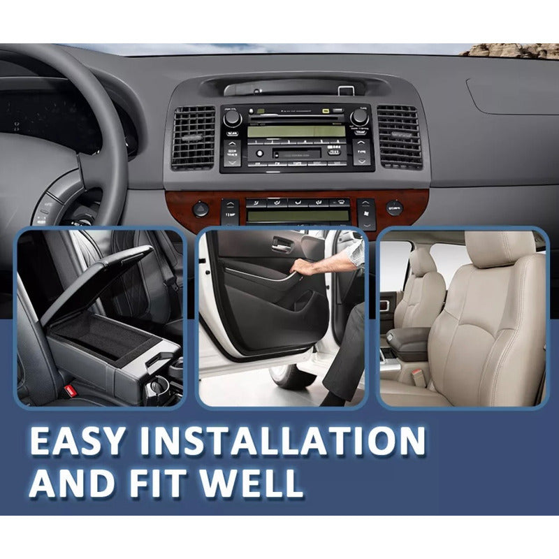 Bisel Central Para Radio Toyota Camry Gris 2002 A 2006