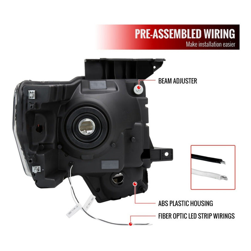 Led headlights Ford F-150 Lobo 2009 to 2014