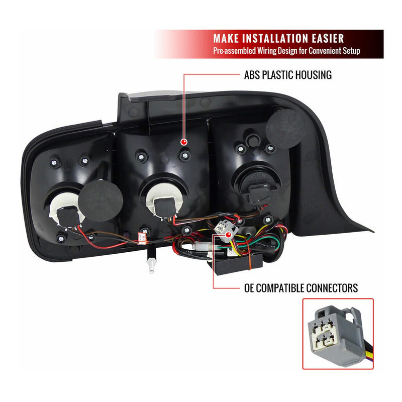Calaveras Led Ford Mustang 2005 a 2009