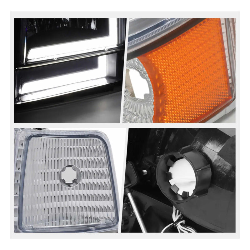 Led headlights Ford F-150 F-250 F-350 Bronco 1992 to 1996