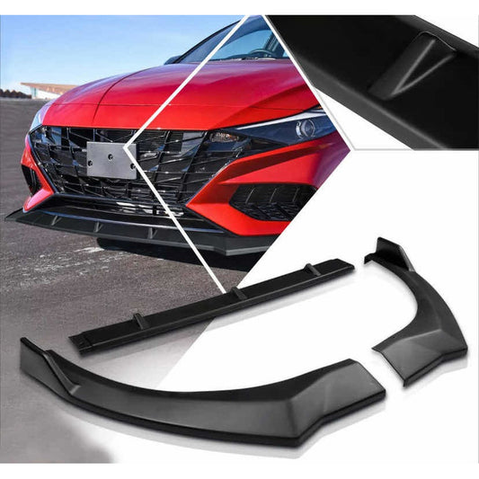 Lip Para Hyundai Elantra Acabado Negro Mate 2021 2022