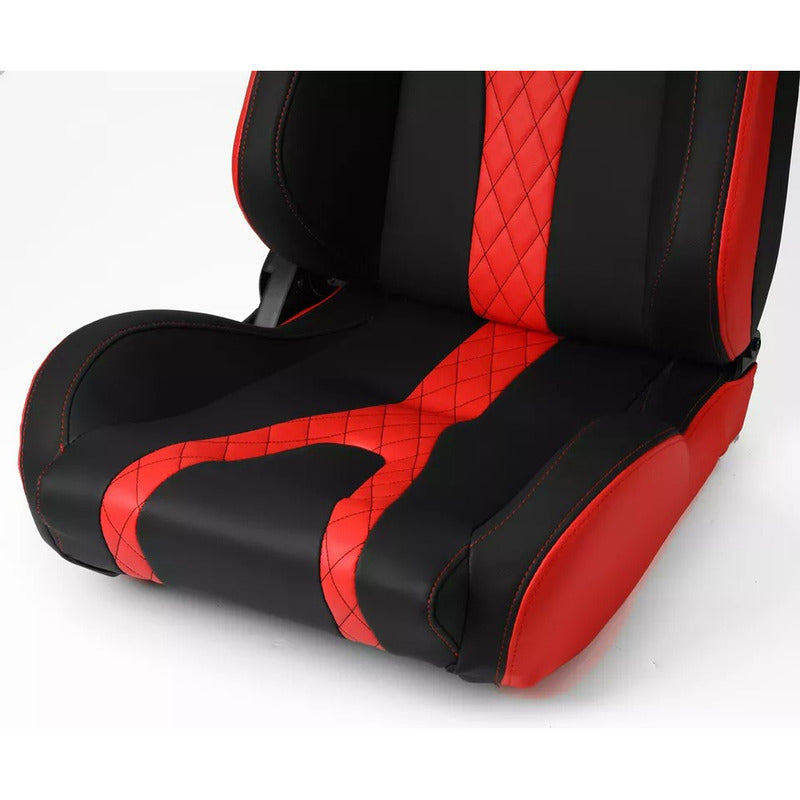 Universal Reclining Racing Seats with Adjustment Slider