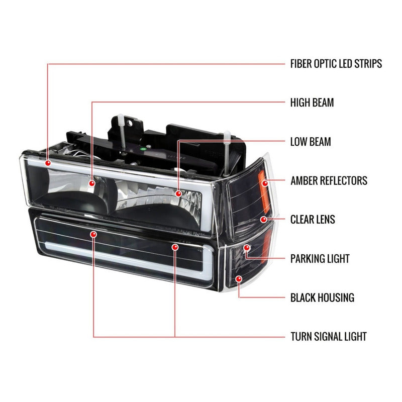 Led headlights Chevrolet C10 1994 to 1998