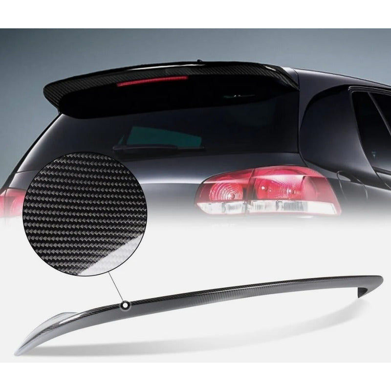 Carbon Fiber Spoiler VW Golf 2010 to 2013
