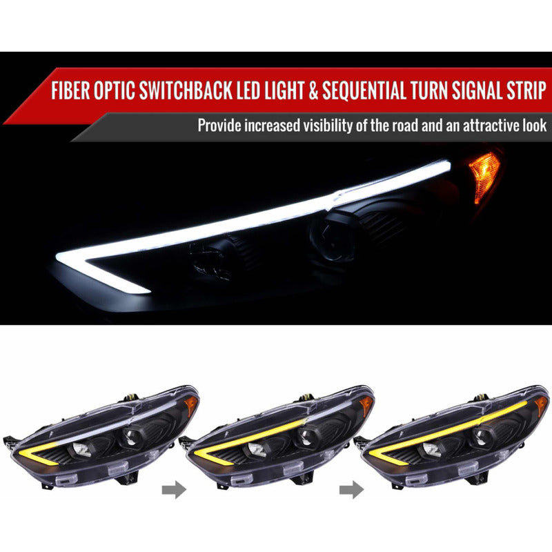 Faros Led Ford Fusion Switchback 2013 2014 2015 2016 Izquierdo