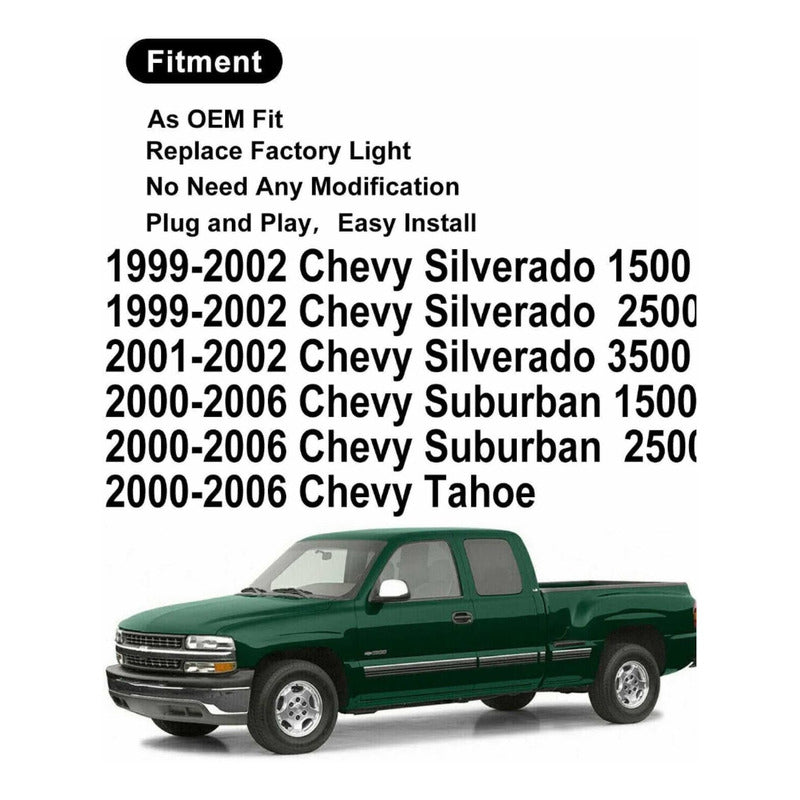 Faros Silverado Suburban Cheyenne Tahoe 1999 2000 2001 2002