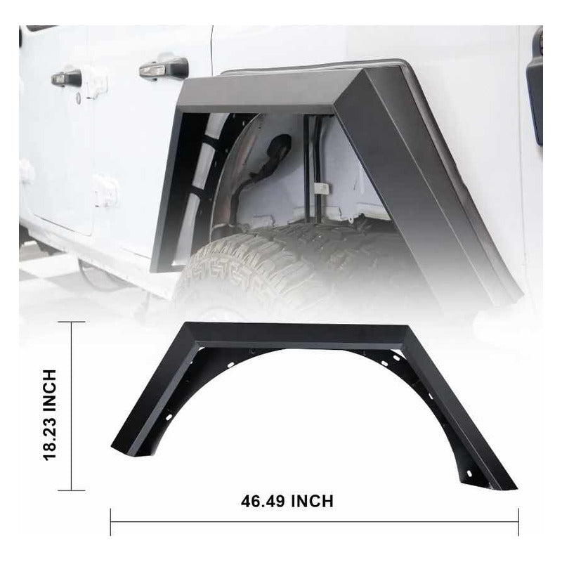 Front and Rear Corner Guards for the 2018 and 2023 Jeep Wrangler