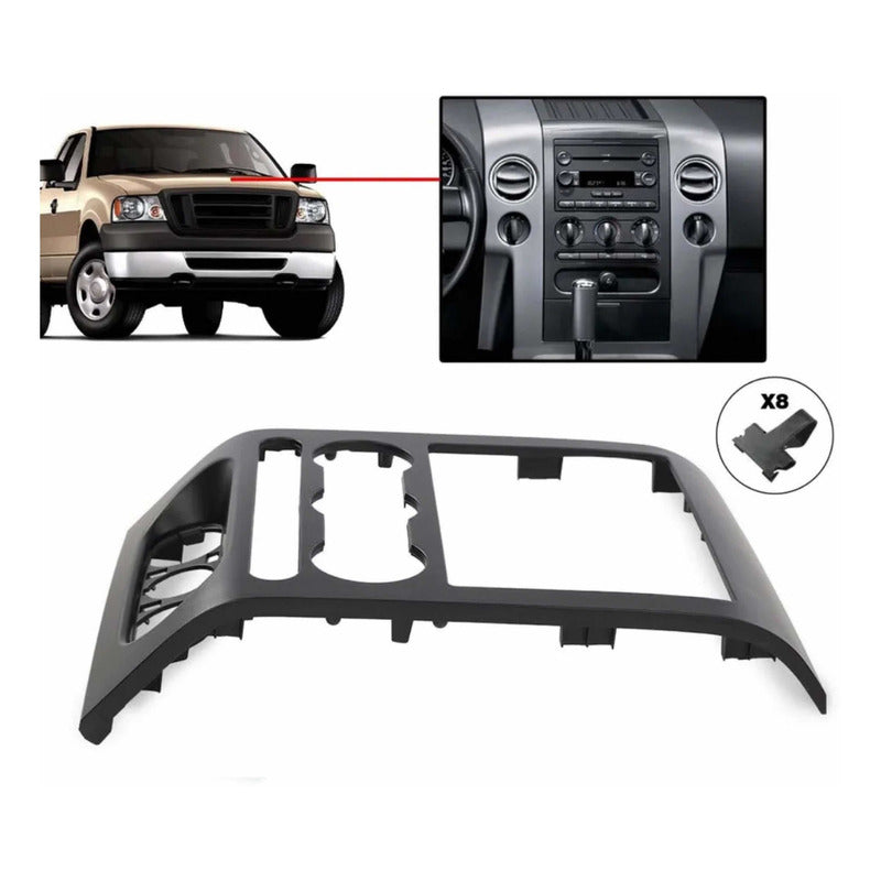 Ford F-150 Lobo Stereo Radio Panel Cover 2004 to 2008