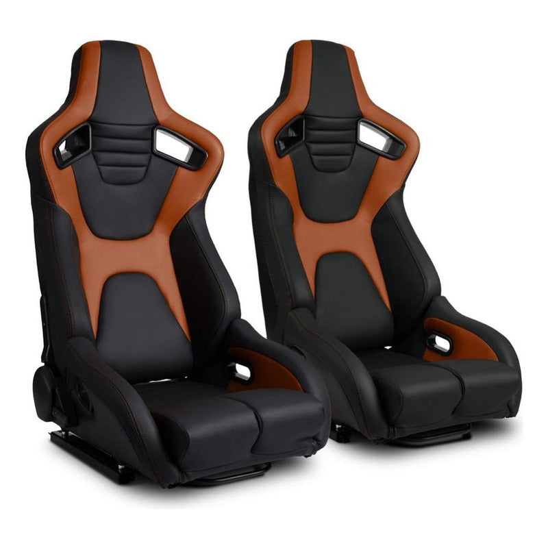Universal Reclining Racing Seats with Adjustment Slider