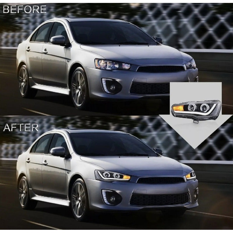 Faros Led Para Lancer Evo X Sedan 2008 2009 A 2017