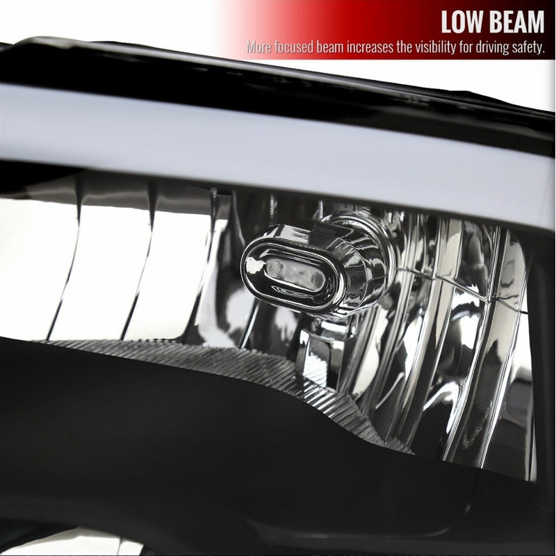 Par De Faros Led Dodge Ram 1500 2009 2010 2011 2012 A 2018 Derecho