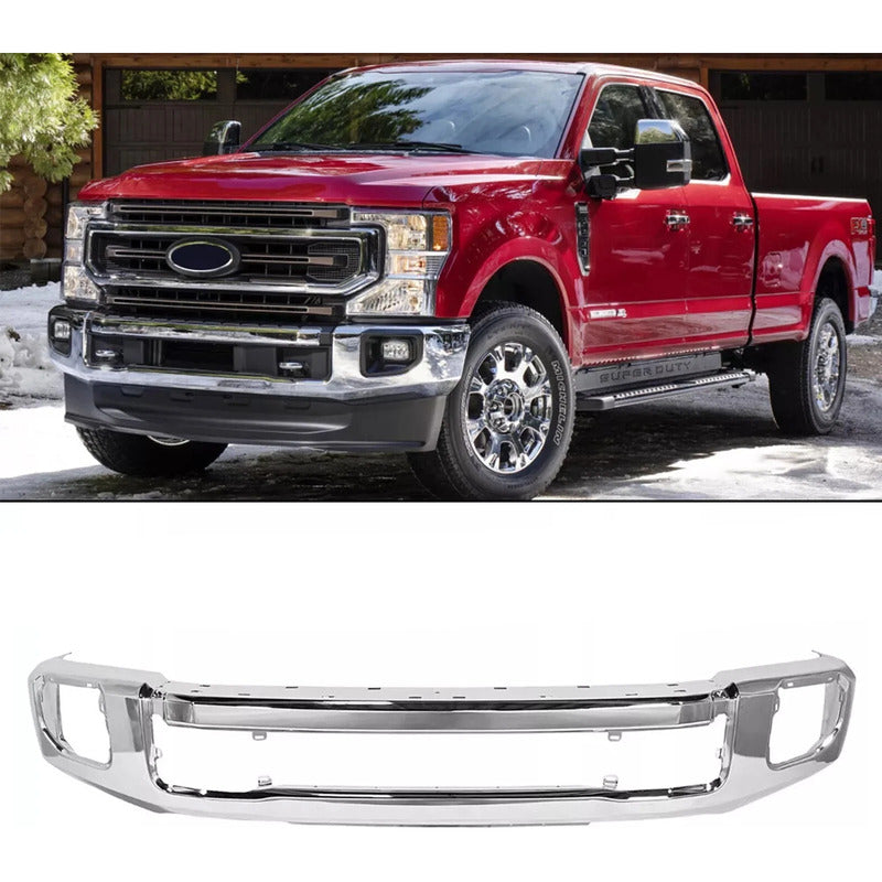 Defensa Delantera Cromada F-250 F-350 2020 2021 2022
