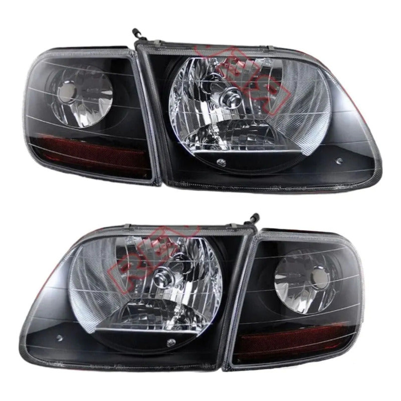 Combo Faros Y Calaveras F-150 1997 1998 1999 2000 2001 2002 Ambos Lados