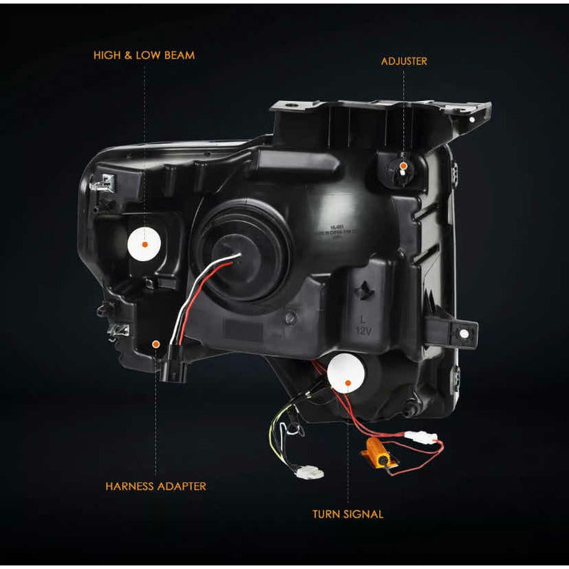 Led headlights Ford F-150 Lobo 2009 to 2014