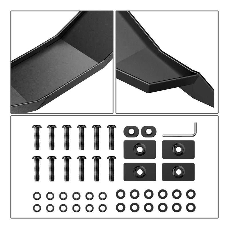 Cantoneras Delanteras Ford Bronco 4d 2021 2022 2023 2024 Negro