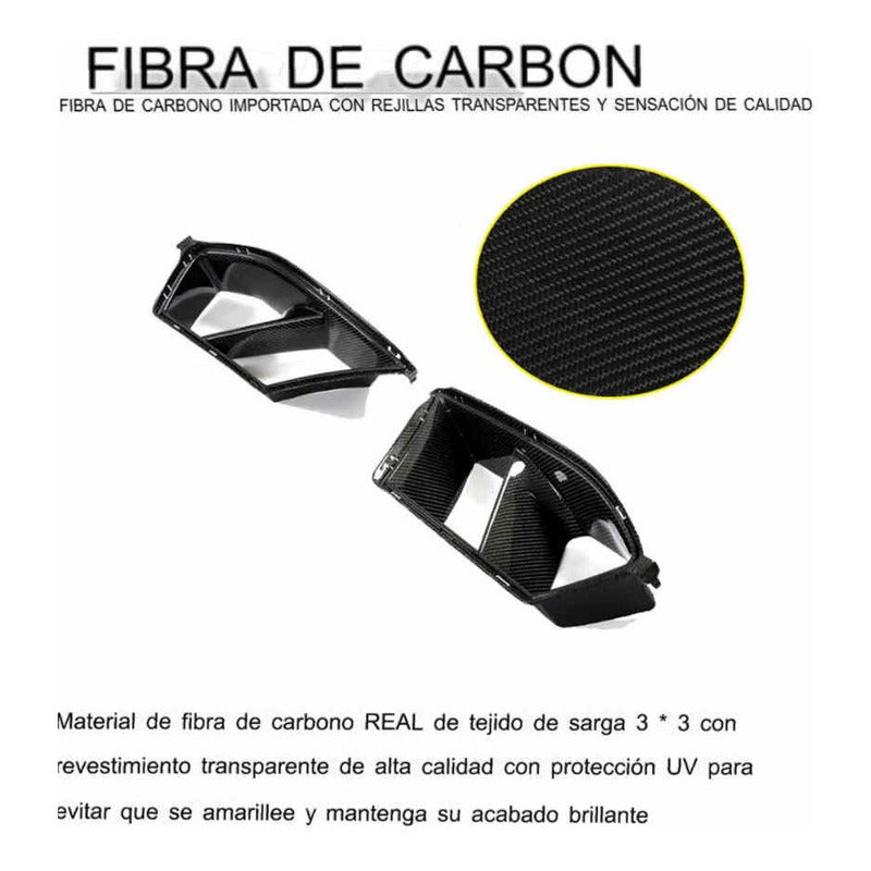 Rejillas Fibra De Carbono Bmw G80 M3 G82 G83 M4 2020-2024