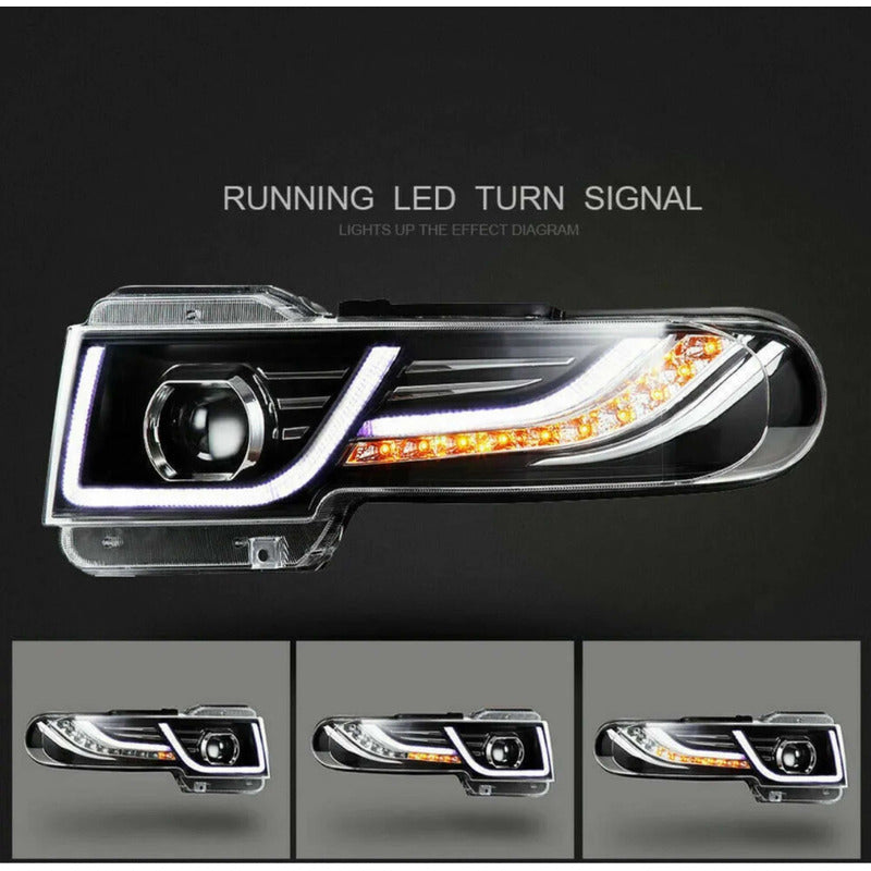 Parrilla Y Faros Led Toyota Fj Cruiser 2007 2008 A 2015
