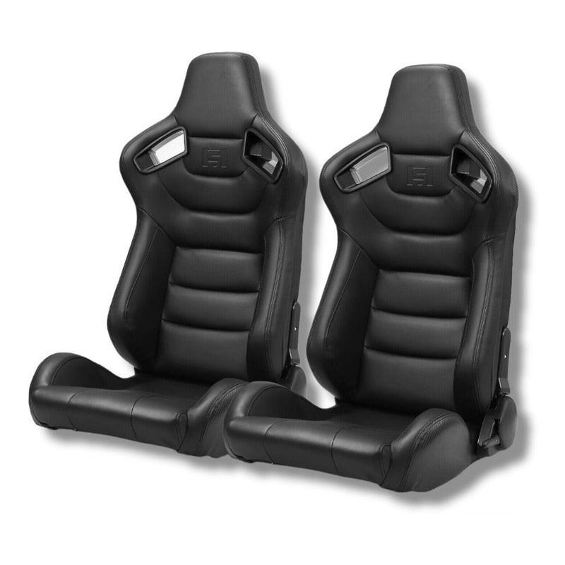 Reclining Racing Seats with Slider Adjustment