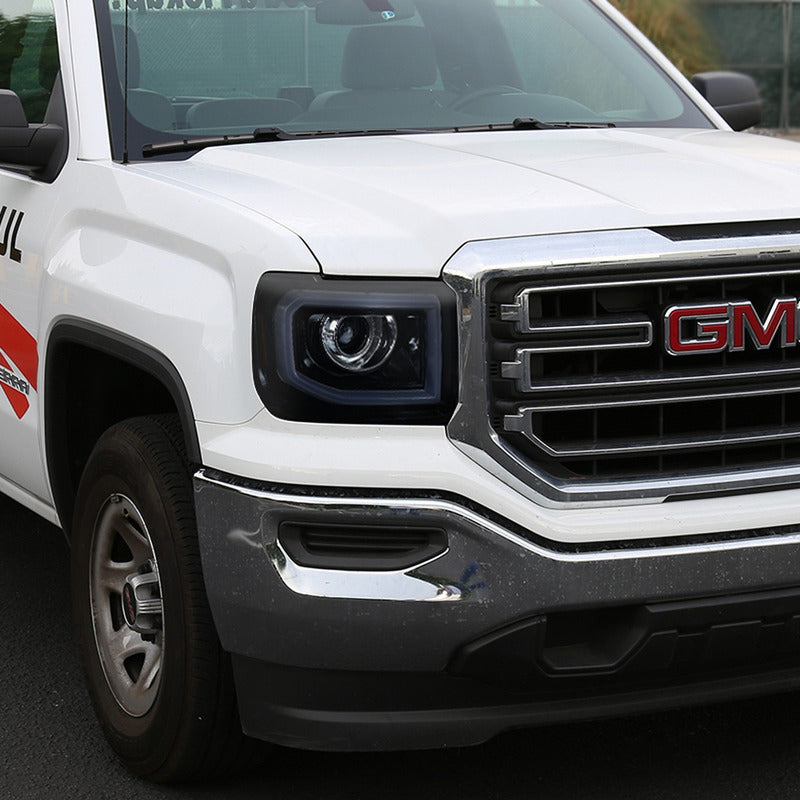 Faros Led Gmc Sierra 1500 2014 2015 2016 2017 2018 2019 Izquierdo