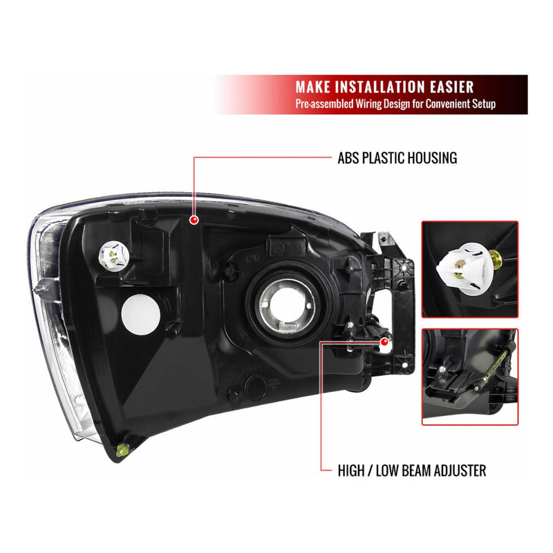 Ram Headlights 2002 to 2008