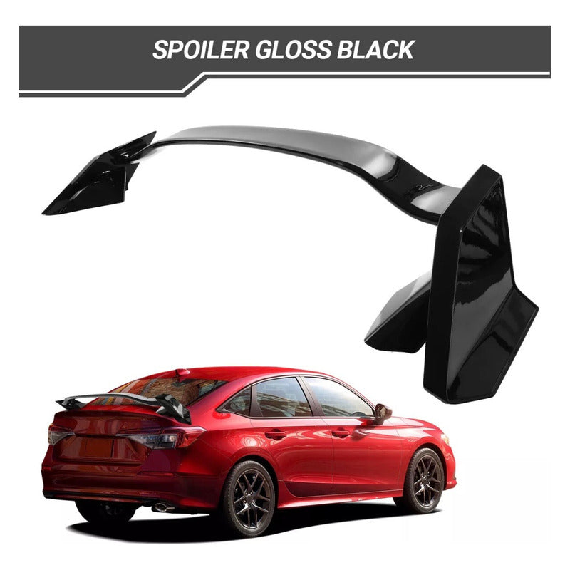 Alerón Trasero Civic Sedan Negro Brillante 2022 2023 A 2025