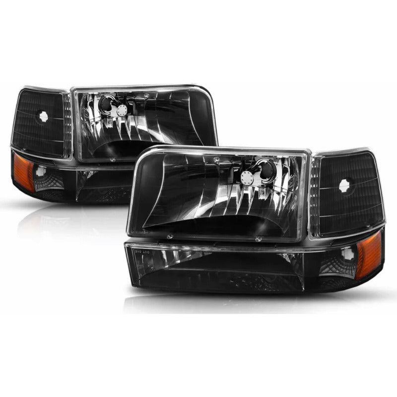 Headlights Ford Lobo F-150/f-250/f-350 1992 1993 1994 1995 1996