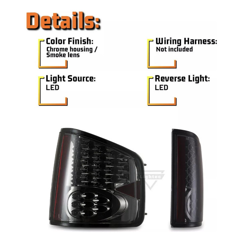 Calaveras Traseras Led Chevy S10 Gmc 1994 1995 A 2004