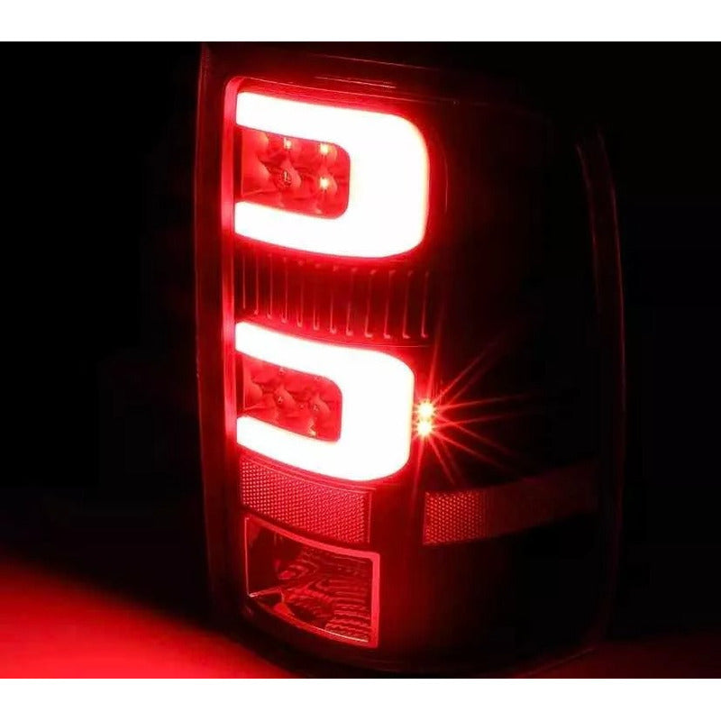 Par De Calaveras Gmc Sierra 1500-2500 2007-2014 Izquierdo Rojo