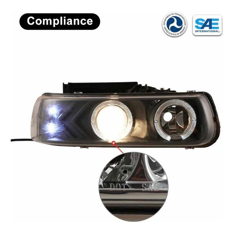 Faros Silverado Suburban Cheyenne Tahoe 1999 2000 2001 2002