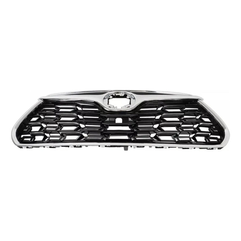 Parrilla Delantera Toyota Highlander Negro/cromo 2020 A 2022 Negro-cromado Brillante