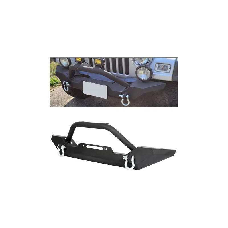 Par De Defensas Para Jeep Wrangler Tj Yj 87-06 Con Luces Led