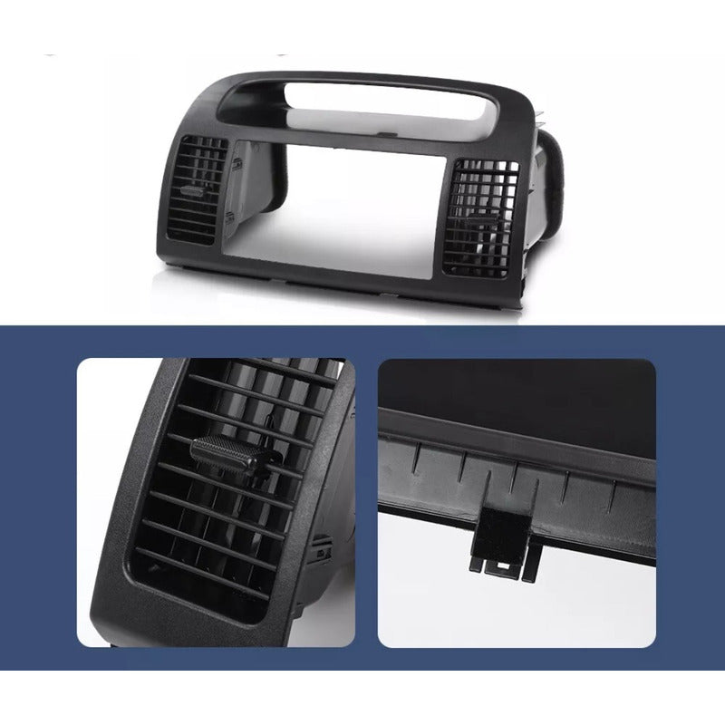 Bisel Central Para Radio Toyota Camry Negro 2002 A 2006
