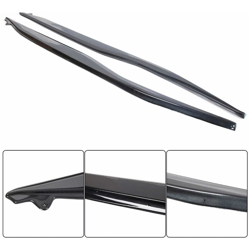 Estribos Side Skirts Corvette C7 2014 2015 2016 2017 Z06 Negro