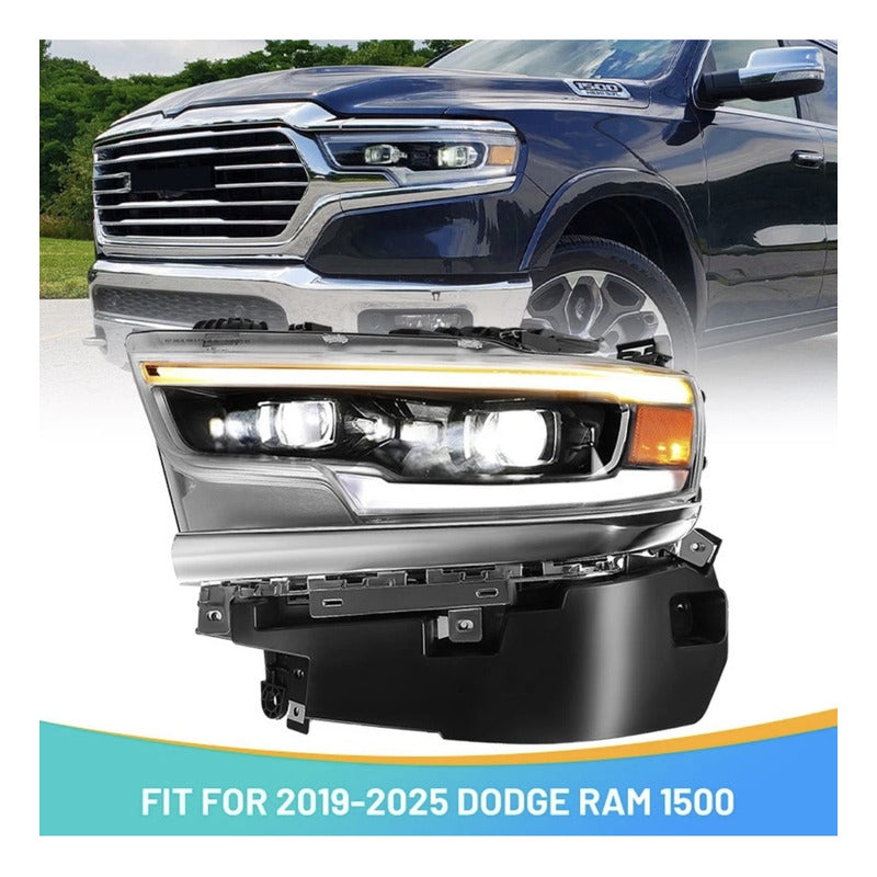 Faro Delantero Led Ram 1500 Lado Izquierdo 2019 A 2025 Izquierdo/conductor